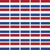 Womaha 30 Sheets Netherlands Flag Temporary Tattoos Fans Face Tattoo Stickers for Adults Kids Group Activity Props view 2