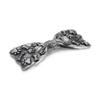 1928 Jewelry Antiqued Paws & Bones Bow 3.15 Inch Hair Barrette Clip For Women, (1 Pcs) view 1