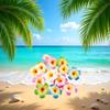 10 Pcs Colorful Hawaii Plumeria Flower Clips Hawaiian Flower Hair Barrettes Beach Party Hair Clips Artificial Tropical Hairpins for Wedding Hair Clips view 3