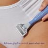Flamingo Pubic Hair Razor for Women, Shaving Kit, 1 Pubic Razor Handle, 4 Five-Blade Refills, 1 Shower Holder, Starter Set, Full Kit view 4