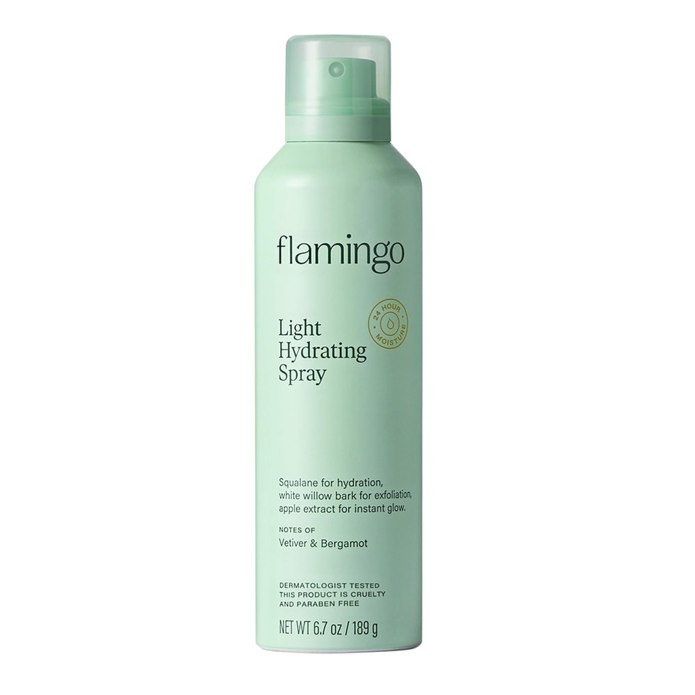 Flamingo Light Hydrating Spray for Women - 24 Hour Moisturizing Body Hydration - 6.7 oz