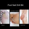NMKL38 Pedicure Drill Bit for Dead Skin Removal, Calluses, Corns - Feet Filing Tool 3/32Burrs, Multiple Applicable Place with Stainless Steel Material view 3