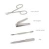 Legami - Manicure Kit - But First, Nails!, Scissors, Nail Clippers, File, Cuticle Pusher for Manicure and Pedicure, Pocket and Portable Set, Ideal for Travel, Home, Kitty view 3