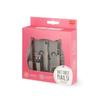 Legami - Manicure Kit - But First, Nails!, Scissors, Nail Clippers, File, Cuticle Pusher for Manicure and Pedicure, Pocket and Portable Set, Ideal for Travel, Home, Kitty view 4