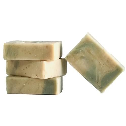 100% Natural Eucalyptus Oat Milk with Aloe Vera Soap | Vegan | Organic Ingredients | Creamy & Moisturizing Suds | Rejuvenate, Soothe, and Exfoliate | Handcrafted for All Skin Types | Miami-Made - 1 Bar