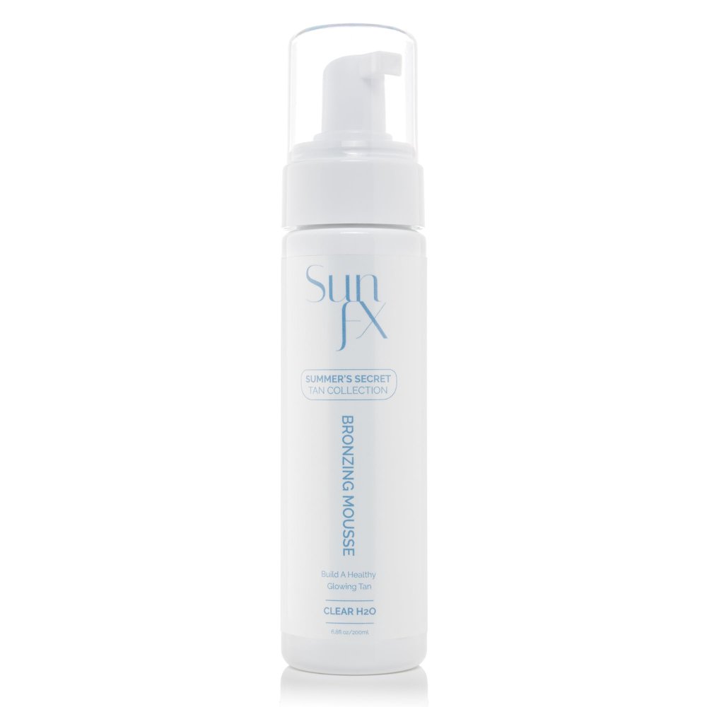 SunFX Ultra Deluxe Self Tanning Bronzing Mousse | Clear H20 | Enriched with Aloe Vera and Coconut 7.6 fl oz