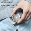 Mini Shaver Men 2023,Electric Razor for Men, Mini Shaver Portable, Waterproof Razor Washable Portable, USB Mini Shaver for Home, Car, Travel (Black+Silver) view 4
