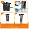 0.6cm Thickness 4 Inch Dreadlock Extensions Human Hair 20 Strands 100% Real Human Hair for Man/Women/Kids Full Handmade Permanent Loc Extensions Bundles Can Be Dyed Bleached Curled and Twisted view 2