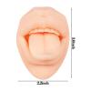 Silicone Tongue Model, Piercing Practice Body Parts Model, Tongue Mouth Display Model for Piercing Practice Acupuncture Jewelry Display Teaching view 2
