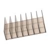 MEUMITY Eyeshadow Palette Makeup Organizer, Eyeshadow Storage Holder, 7 Sections Divided Acrylic Makeup Holder for Bathroom Countertops Vanities view 1