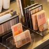 MEUMITY Eyeshadow Palette Makeup Organizer, Eyeshadow Storage Holder, 7 Sections Divided Acrylic Makeup Holder for Bathroom Countertops Vanities view 3