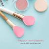 10pcs Makeup Brush Protector Covers, Dust Proof Eye Shadow Brush Covers, Washable Soft Silicone Makeup Brush Covers, Reusable Universal Makeup Brush Protector Cap for Beauty Salon Home Travel view 4