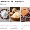 Agua de Cielo Team Rizos Curl Defining Gel - Nourish, Hydrate, and Define Your Curls, Leave-In Cream for Curly and Wavy hair - 8 oz view 4