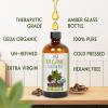VITAL AFFAIR Pure Castor Oil Organic Cold Pressed Unrefined Glass Bottle-USDA Certified for Castor Oil Pack Wrap for Face,Hair Growth,Eyelashes,Eyebrows-16oz view 2