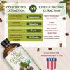 VITAL AFFAIR Pure Castor Oil Organic Cold Pressed Unrefined Glass Bottle-USDA Certified for Castor Oil Pack Wrap for Face,Hair Growth,Eyelashes,Eyebrows-16oz view 3
