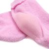 XYWHPGV  Pink Open Toe Moisturizing Exfoliating Dry and Hard Skin Comfort Heel Socks Recovery Gel 1 Pair (BDCF0 22933 90574 E6717 10E4F F3601) view 3