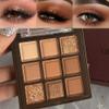 AMY'S DIARY Rose Gold Dark Brown Colorful neutral Eyeshadow Palette Makeup,9Color Matte Shimmer Natural Smokey Eye Eyeshadow palettes Highly Pigmented Neutral Long Lasting Waterproof view 1