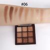 AMY'S DIARY Rose Gold Dark Brown Colorful neutral Eyeshadow Palette Makeup,9Color Matte Shimmer Natural Smokey Eye Eyeshadow palettes Highly Pigmented Neutral Long Lasting Waterproof view 4