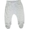 123 Bear 100% Cotton Baby Pants with Footies 100% Cotton Unisex Boys Girls (Newborn, 4-Pack Blue-Navy) view 4