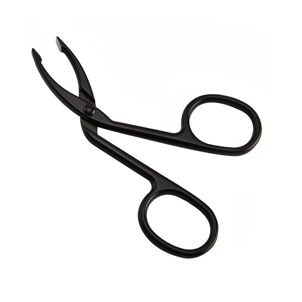 INLIMA Tweezers Stainless Steel Elbow Eyebrow Pliers Clip Scissors Tweezers Straight Pointed Professional Eyebrow Plucking Makeup Beauty Tools