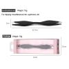 INLIMA Tweezers Double-ends Eyebrow Tweezers For Trim Eyebrows Anti-Static Eyelash Clip Beauty Makeup Tools Eyelash Extension Pincet Trimmer (Color : Blue) view 2