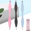 INLIMA Tweezers Double-ends Eyebrow Tweezers For Trim Eyebrows Anti-Static Eyelash Clip Beauty Makeup Tools Eyelash Extension Pincet Trimmer (Color : Blue) view 3