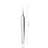 INLIMA Tweezers Pore Cleaning Care Tools Ultra Fine Needle Tweezers For Blackheads Tag Removal Point Noir Black Head view 3