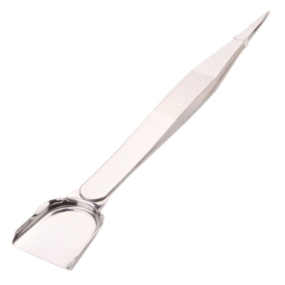 INLIMA Tweezers Stainless steel eyebrow clip, eyebrow plucking, beard plucking tweezers, silver white eyebrow trimming tool