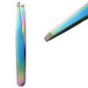 INLIMA Tweezers Stainless steel eyebrow clip with comb, oblique mouth, flat eyebrow clip, false eyelashes, auxiliary tweezers storage (Color : 1) view 3