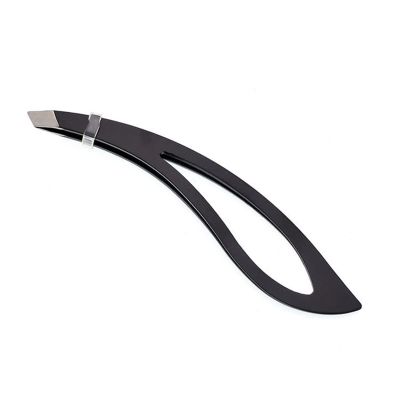 INLIMA Tweezers Beauty Eyelash Extension Makeup Tools Applicator Eyebrow Tweezers Clip Hair Removal Slant Tip Stainless Steel