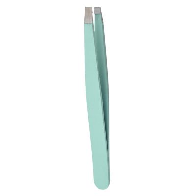 INLIMA Tweezers Eyebrow Tweezer Colorful Hair Beauty Fine Hairs Puller Stainless Steel Slanted Eye Brow Clips Removal Makeup Tools Accessories (Color : 01)