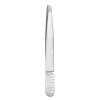 INLIMA Tweezers Steel Eyebrow Tweezers with Comb Nail Rhinestones Picker Double Eyelid Stickers Pliers Eyelashes Extension Clip (Color : Silver) view 1