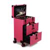 Rolling Makeup Case Professional Makeup Train Case Makeup Artist Travel Organizer , Cosmetic Case With 4 Wheels, Travel Makeup Case Artist Makeup Train Case Cosmetic Organizer Storage Drawers cosmetic view 1