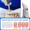 BEZOX Toenail Clipper, Straight Blade Podiatrist Nail Clippers for Thick Nails for Seniors, Men and Women, Ergonomic Toe Nails Cutter for Ingrown Toenail Prevention - Black view 2