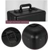 HJXGQJM Makeup Box Train Case Large Storage Capacity Portable Travel Cosmetic Organizer,Aluminium Make Up Case, Scratch-Resistant Veneer Panels,Lockable with Keys, Black Cosmetic case (Color : Pink) view 4