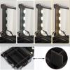 Makeup Case Professional Makeup Case Omni-Directional Wheels, Make-up Case With LED, Adjustable Divider, 3-colour Light Source, Aluminium Trolley Vanity Case Black cosmetic case ( Color : Black with 8 view 2