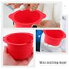 Beavorty 2sets Silicone Wax Warmer Liner Bowls High-temperature Resistant Hair Removal Wax Replacement Bowls with Mixing Sticks Capacity for Waxing and Facial Masks view 4
