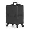 Cosmetic Train Case Beauty Cosmetic Tools Box Portable Train Case For Travel ,Beauty Makeup Train Case Travel Trolley Cosmetic Bag Rolling Organizer Vanity Box, Black cosmetic case ( Color : Black , S view 1