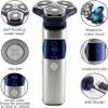 PATINS Electric Razor for Men's, Wet Dry Electric Shaver for Men Beard Rechargeable Facial Electric Razor 3D Floating Shaving Machine IPX7 Waterproof view 3