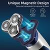 PATINS Electric Razor for Men's, Wet Dry Electric Shaver for Men Beard Rechargeable Facial Electric Razor 3D Floating Shaving Machine IPX7 Waterproof view 4