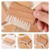 Beavorty 3pcs Pig Bristle Nail Brush for Cleaning under Nails Ergonomic Fingernail Scrub Brush for Men and Women Portable Cleaning Tools for Home and Travel view 3
