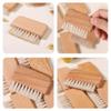 Beavorty 3pcs Pig Bristle Nail Brush for Cleaning under Nails Ergonomic Fingernail Scrub Brush for Men and Women Portable Cleaning Tools for Home and Travel view 4