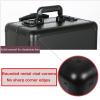 Make Up Artist Train Case Hairdressing Tools Organiser, Makeup Case Professional Makeup Case Omni-Directional Wheels, Manicure Case, Travel Makeup Case, Black/Pink, 36x22x35cm cosmetic case ( Color : view 4