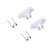 Follde Hair Clipper Spring Tension & Cam Follower Replacement for Babyliss 870 Series Hair Clipper Hair Trimmer Swing Head Guide Block Plastic Tongue (2 Swinging Spring & 2 White Cam Follower) view 1