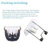 Follde Hair Clipper Spring Tension & Cam Follower Replacement for Babyliss 870 Series Hair Clipper Hair Trimmer Swing Head Guide Block Plastic Tongue (2 Swinging Spring & 2 White Cam Follower) view 2