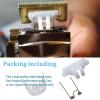 Follde Hair Clipper Spring Tension & Cam Follower Replacement for Babyliss 870 Series Hair Clipper Hair Trimmer Swing Head Guide Block Plastic Tongue (2 Swinging Spring & 2 White Cam Follower) view 3