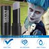 MEICOLY Light Grey Eye Black Stick,Waterproof Eye Black Baseball Softball Football Lacrosse,Gray Grey Face Body Paint Stick for Halloween SFX Zombie Grayscale Homestuck Cosplay Makeup view 2
