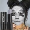 MEICOLY Light Grey Eye Black Stick,Waterproof Eye Black Baseball Softball Football Lacrosse,Gray Grey Face Body Paint Stick for Halloween SFX Zombie Grayscale Homestuck Cosplay Makeup view 4