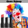 MEICOLY 3PCS Black White and Red Face Body Paint Stick,Waterproof Eye Black Baseball Softball Football,Face Paint Stick for Halloween SFX Cosplay Clown Skeleton Zombie Makeup view 3