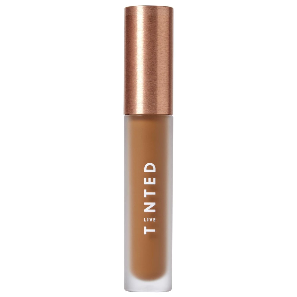 Live Tinted Hueskin Serum Concealer - Medium-to-Full Coverage Concealer with Niacinamide, & Hyaluronic Acid for Dark Circles, Fine Lines & Wrinkles, Buildable Long-Lasting Formula, 0.35 oz - Shade 4